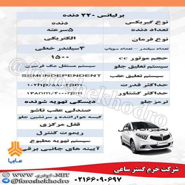 کاتالوگ برلیانس h220